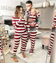 Pijama Navideño Rayas